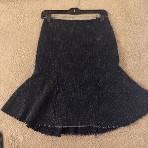 Elie Tahari Black A-Line Skirt